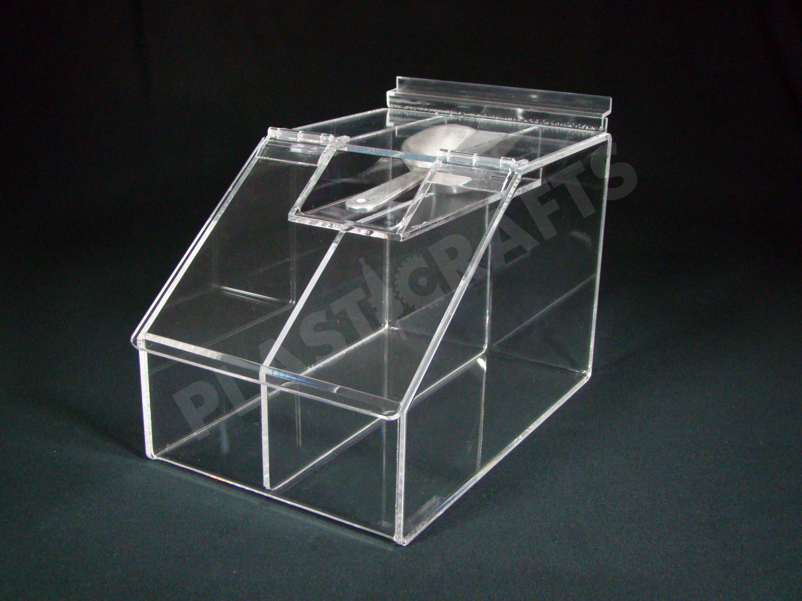 Straight Faced Divided Slatwall Bin - Image 4