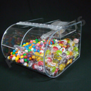 Round Faced Divided Bin