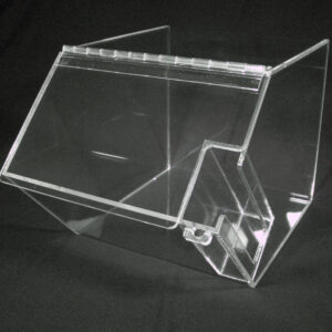 Angled Faced Acrylic Bin