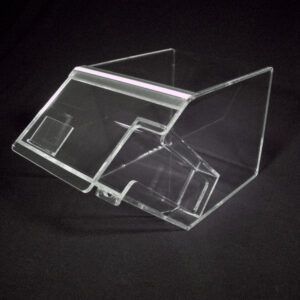 Angled Faced Acrylic Bin