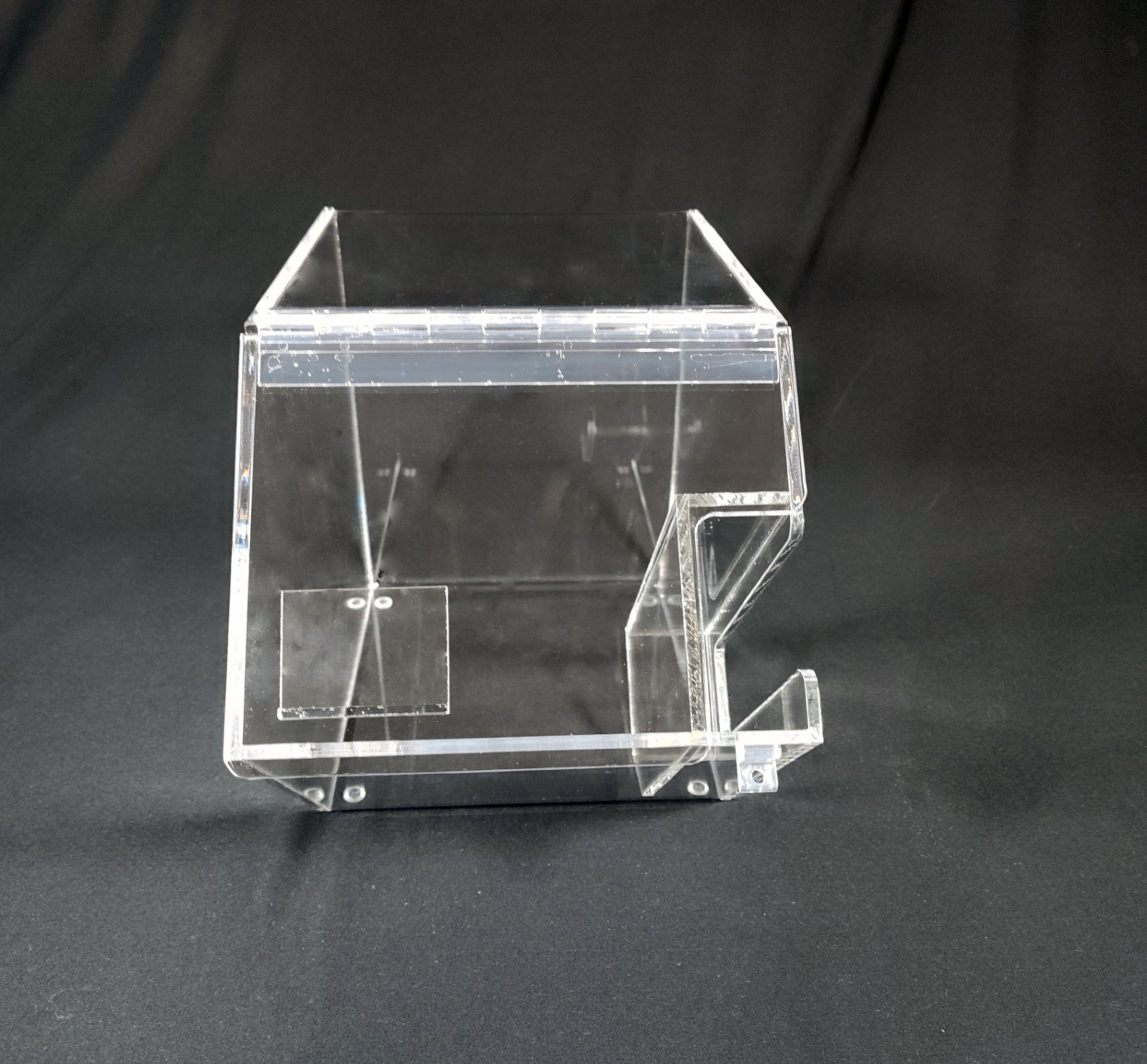 Angled Faced Acrylic Bin - Image 2