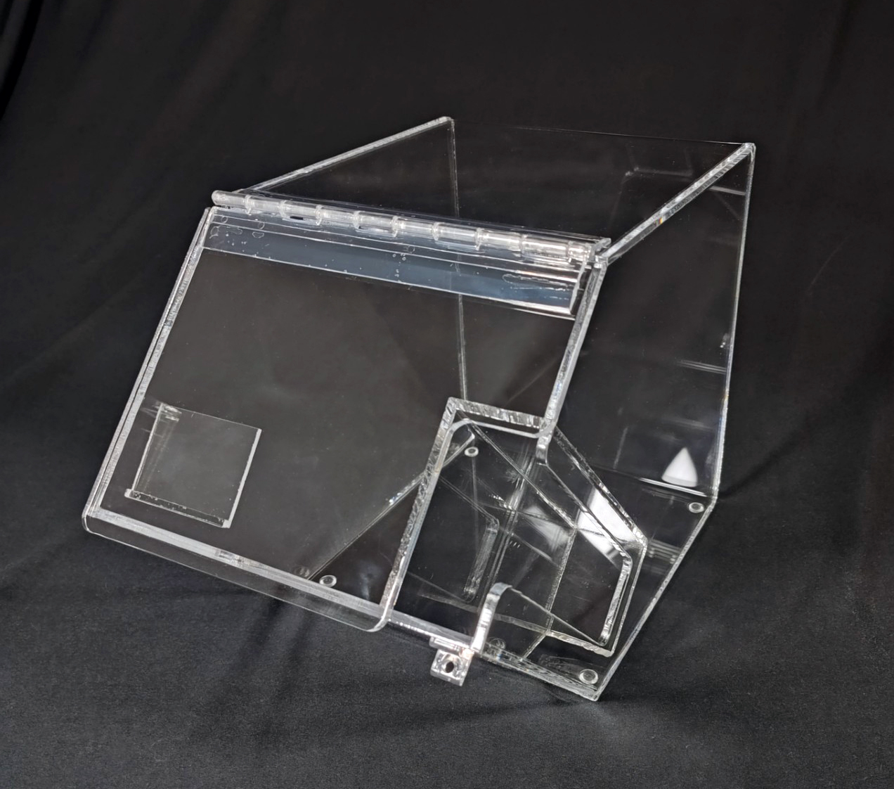 Angled Faced Acrylic Bin